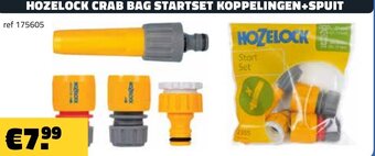 Bouwcenter Frans Vlaeminck Hozelock Crab Bag Startset Koppelingen+Spuit aanbieding