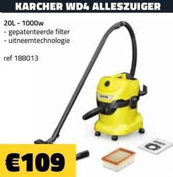 Karcher WD4 Alleszuiger