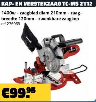 Kap- en verstekzaag TC-MS 2112