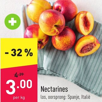 ALDI Nectarines aanbieding