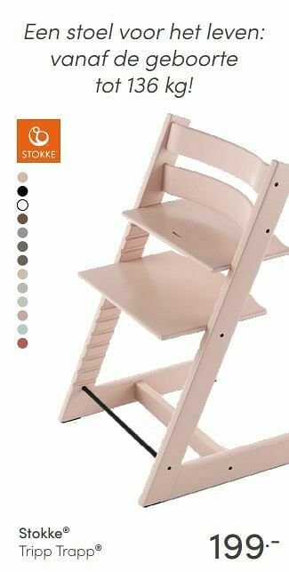 Baby & Tiener Stokke tripp trapp aanbieding