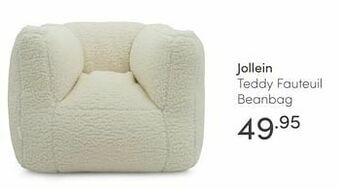 Baby & Tiener Jollein teddy fauteuil beanbag aanbieding