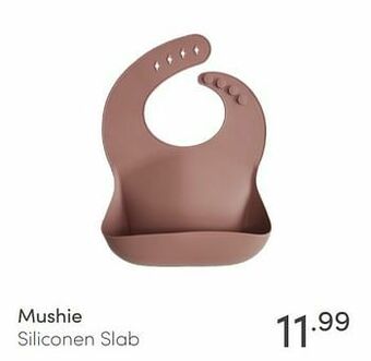 Baby & Tiener Mushie siliconen slab aanbieding