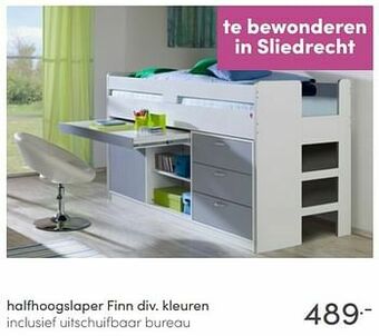 Baby & Tiener Halfhoogslaper finn div. kleuren aanbieding