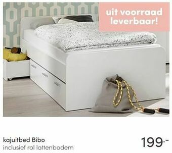Baby & Tiener Kajuitbed bibo inclusief rol lattenbodem aanbieding