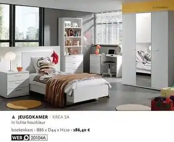 Krea Jeugdkamer boekenkast b86xd44xh210 aanbieding