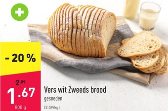 ALDI Vers wit Zweeds brood aanbieding