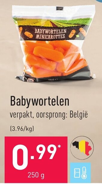 ALDI Babywortelen aanbieding