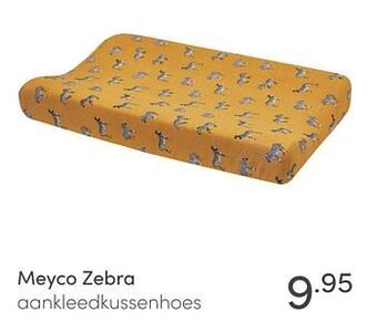 Baby & Tiener Meyco zebra aankleedkussenhoes aanbieding