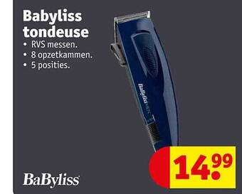 Kruidvat Babyliss tondeuse aanbieding