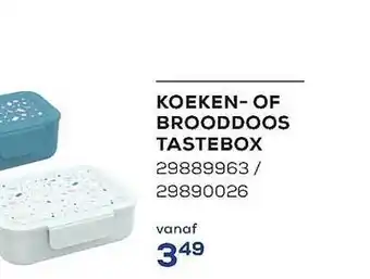 Koeken- of brooddoos tastebox