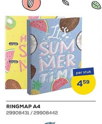 Supra Bazar Ringmap a4 aanbieding