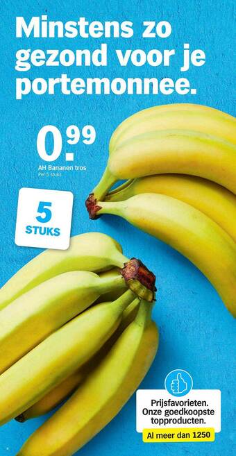 Albert Heijn Ah Bananen Tros aanbieding