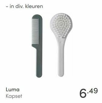 Baby & Tiener Luma kapset aanbieding