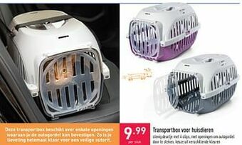 ALDI Transportbox voor huisdieren aanbieding