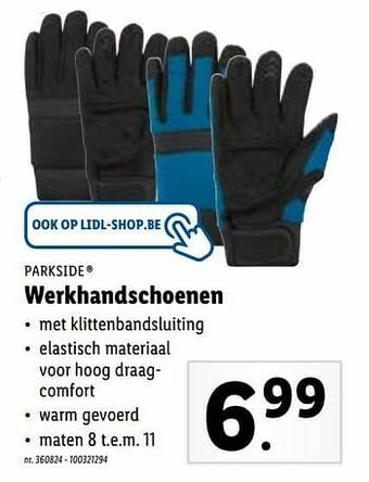 Lidl Werkhandschoenen aanbieding
