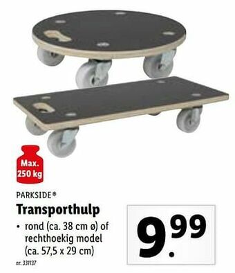 Lidl Transporthulp aanbieding