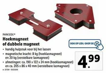 Hoekmagneet of dubbele magneet