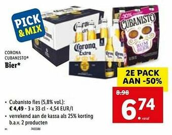 Bier cubanisto fles