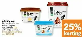 Albert Heijn Alle isey skyr aardbei-banaan aanbieding