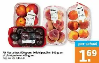 Ah nectarines of pluot pruimen