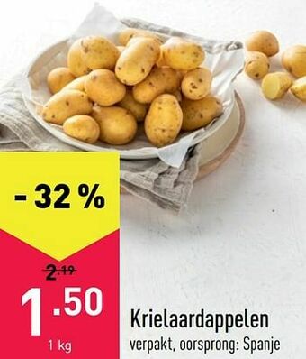 ALDI Krielaardappelen aanbieding