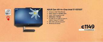 CompuDeals Asus zen all-in-one intel i7-10700t aanbieding