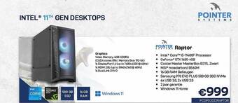 CompuDeals Pointer systems raptor aanbieding