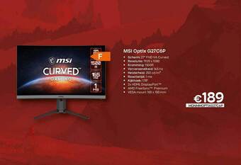 CompuDeals Msi optix g27c6p aanbieding