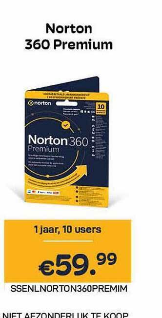 CompuDeals Norton 360 premium aanbieding