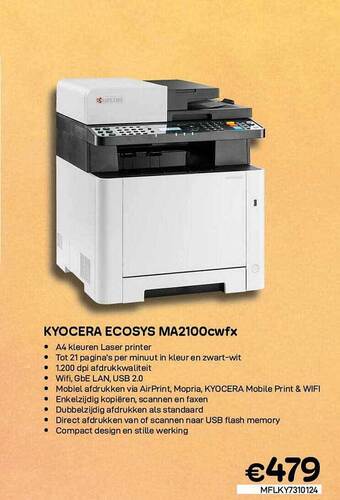 CompuDeals Kyocera ecosys ma2100cwfx aanbieding