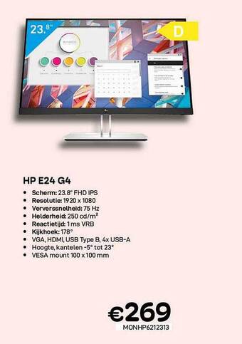 CompuDeals Hp e24 g4 aanbieding