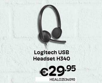 Logitech usb headset h340