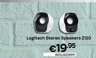 CompuDeals Logitech stereo speakers z120 aanbieding