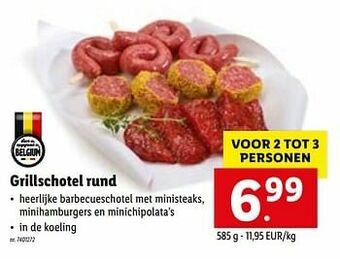 Lidl Grillschotel rund aanbieding