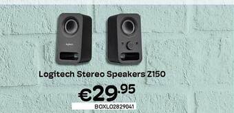 CompuDeals Logitech stereo speakers z150 aanbieding