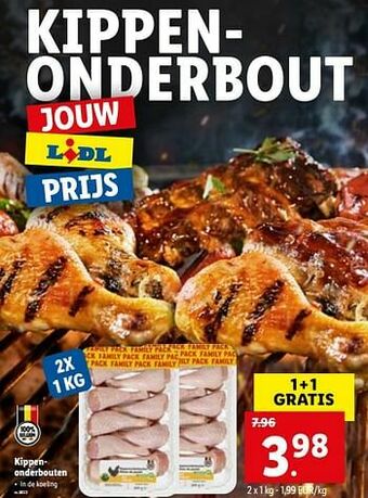 Lidl Kippenonderbouten aanbieding
