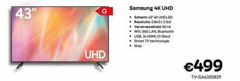 CompuDeals Samsung 4k uhd aanbieding
