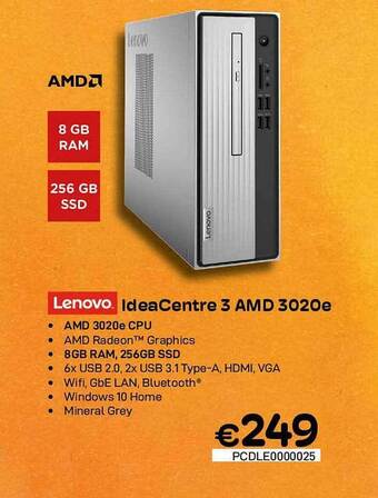 CompuDeals Lenovo ideacentre 3 amd 3020e aanbieding