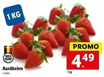 Lidl Aardbeien aanbieding