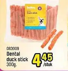 Happyland Dental duck stick aanbieding