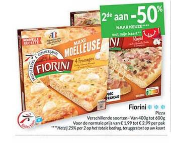 Intermarché Fiorini pizza aanbieding