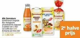 Albert Heijn Biologische amandeldrink ongezoet aanbieding