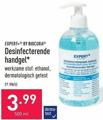 ALDI Desinfecterende handgel aanbieding