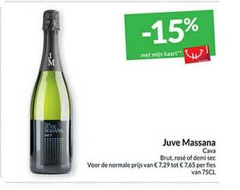 Intermarché Juve massana cava aanbieding