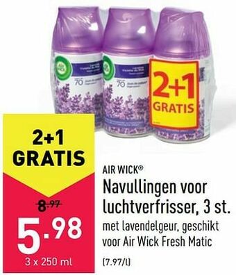 ALDI Navullingen voor luchtverfrisser aanbieding