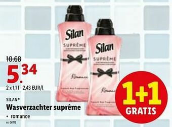 Lidl Wasverzachter suprême aanbieding