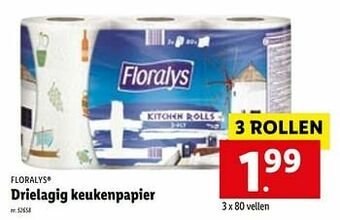 Drielagig keukenpapier