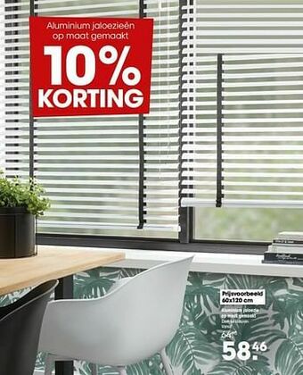 Kwantum Aluminium jaloezie op maat gemaakt aanbieding