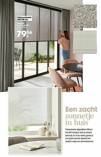 Kwantum Rolgordijn op maat gemaakt aanbieding